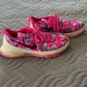 Nike Pink Floral Women's Sneakers